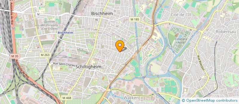 localisation de l'entreprise CANTEX à SCHILTIGHEIM