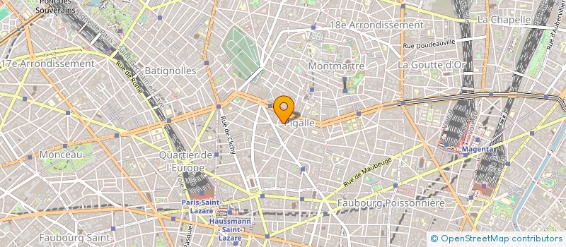 localisation de l'entreprise CANTHIGASTER  PARIS