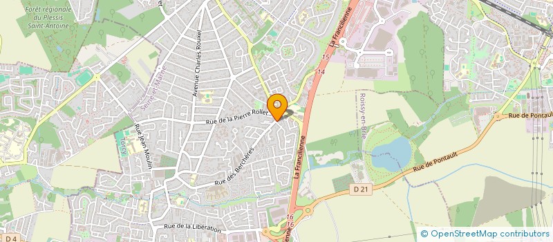 localisation de l'entreprise CANTHO à PONTAULT-COMBAULT