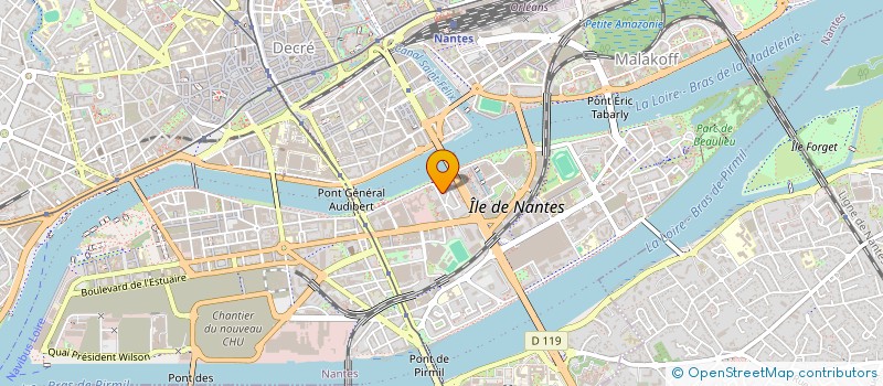 localisation de l'entreprise CANTILEVER à NANTES