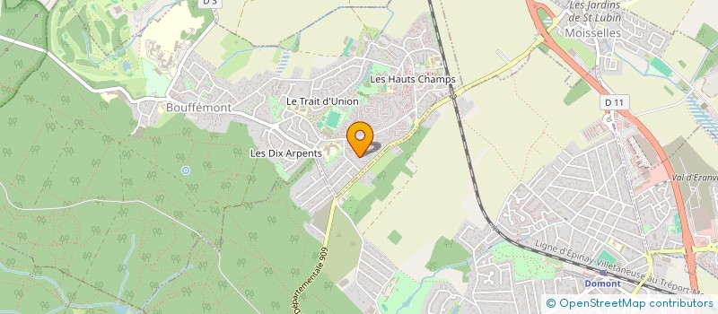 localisation de l'entreprise CANTILLON FINANCES  BOUFFEMONT