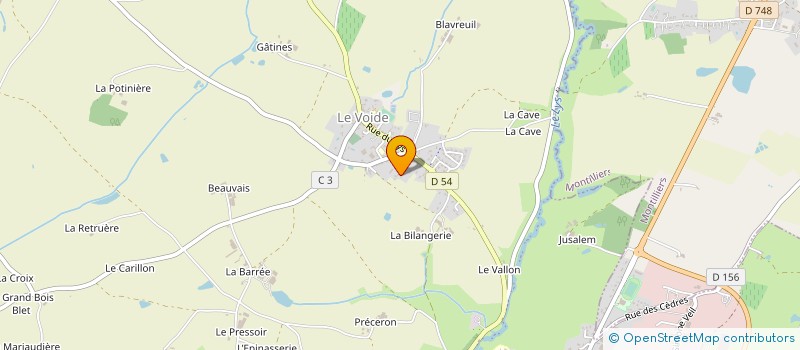 localisation de l'entreprise CANTIN BATI MACONNERIE à LYS-HAUT-LAYON