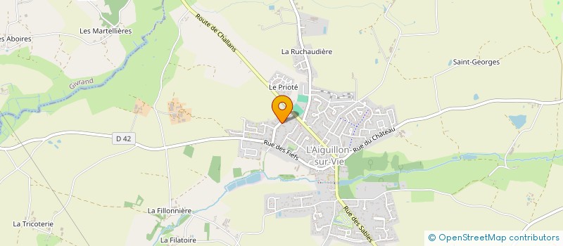 localisation de l'entreprise CANTIN CONSTRUCTION à LANDEVIEILLE