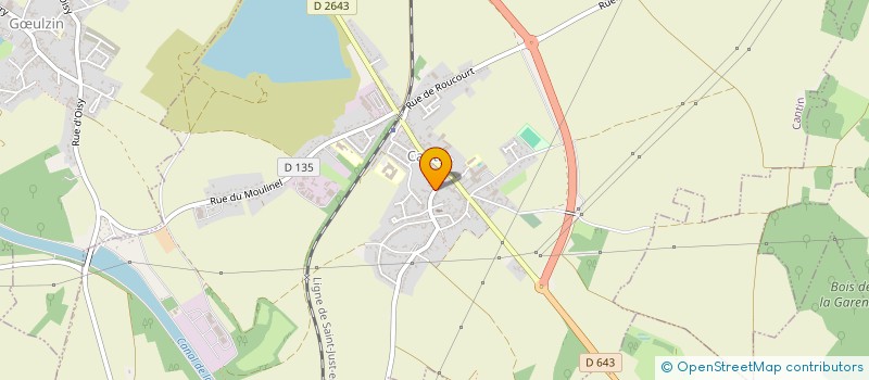 localisation de l'entreprise CANTIN DE LA COUR  CANTIN