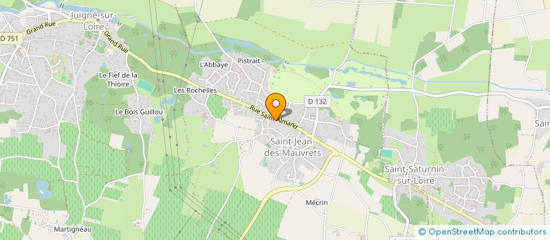 localisation de l'entreprise CANTIN FAMILY  LES GARENNES SUR LOIRE