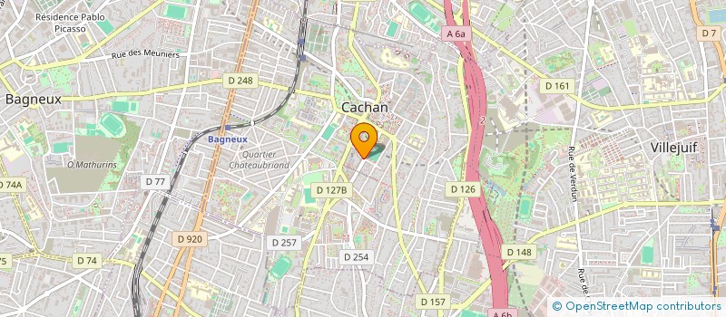 localisation de l'entreprise CANTIN FONDATION à CACHAN