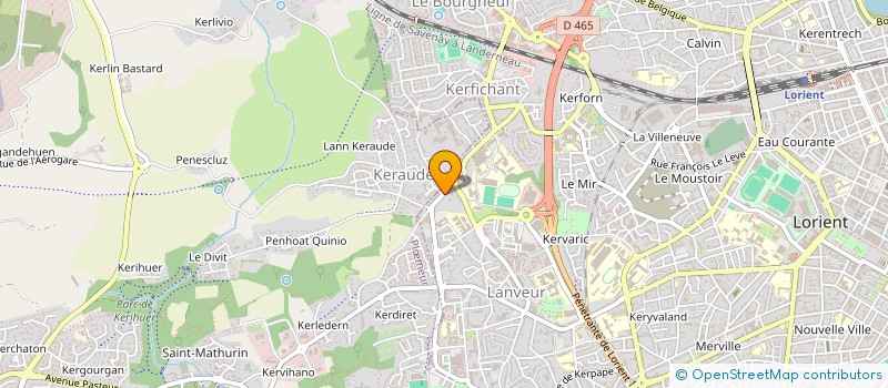 localisation de l'entreprise CANTIN INDIVISION  LORIENT