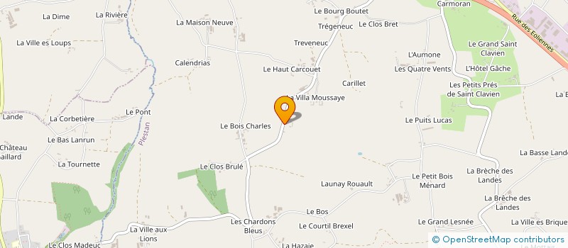 localisation de l'entreprise CANTIN-LEMAITRE  PLESTAN