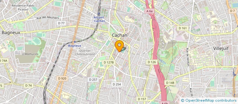 localisation de l'entreprise CANTIN SERVICE à CACHAN