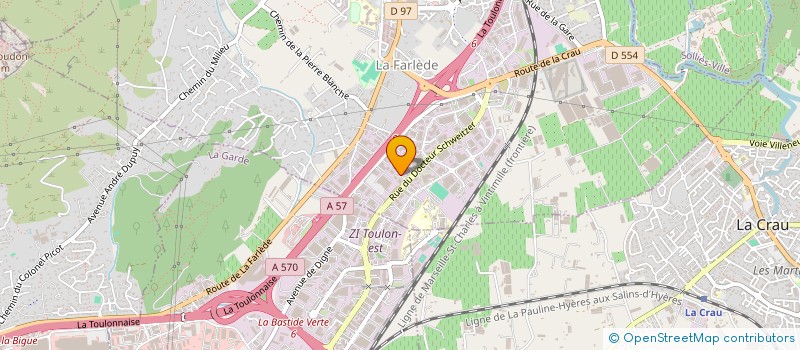 localisation de l'entreprise CANTINE 83  LA FARLEDE