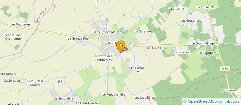 localisation de l'entreprise CANTINE AUTONOME DES EC PUB DE LOUANS  LOUANS