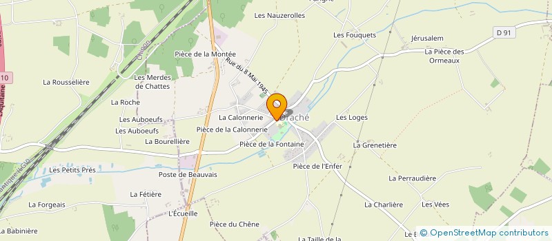 localisation de l'entreprise CANTINE AUTONOME ESVES ET MANSE à DRACHE