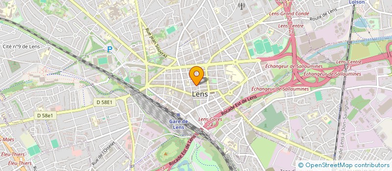localisation de l'entreprise CANTINE CE CAISSE SECURITE SOC à LENS