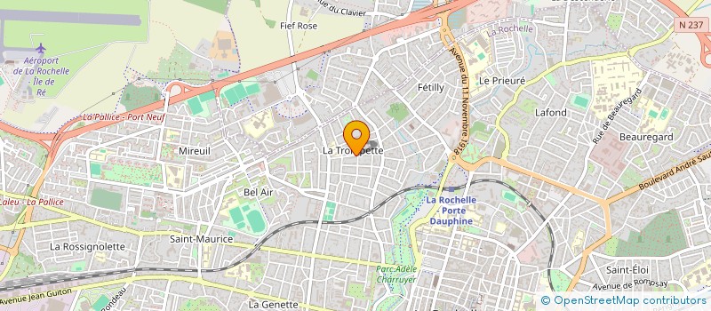 localisation de l'entreprise CANTINE CIVILE MARINE NATIONAL à LA ROCHELLE