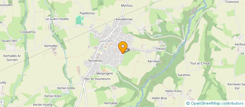 localisation de l'entreprise CANTINE COLE PUBLIQUE GUICLAN  GUICLAN