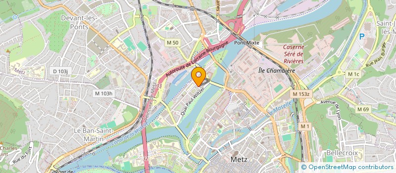 localisation de l'entreprise CANTINE DE L'EQUIPEMENT  METZ