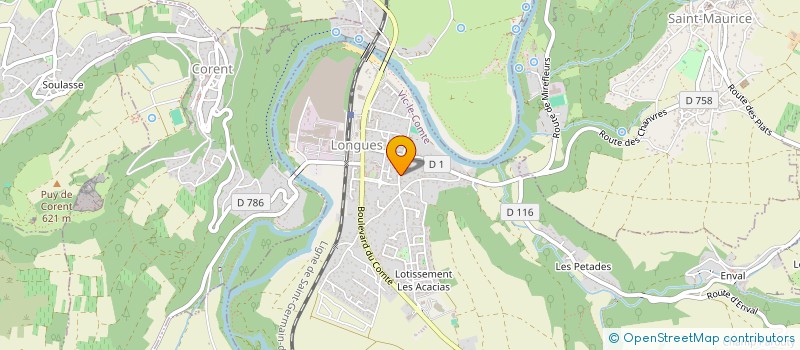 localisation de l'entreprise CANTINE DES ECOLES PRIMAIRES à VIC-LE-COMTE