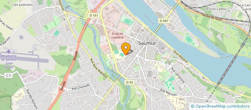 localisation de l'entreprise CANTINE DES IMPOTS à SAUMUR