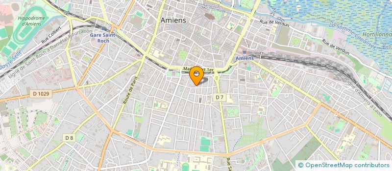 localisation de l'entreprise CANTINE DES P T T à AMIENS