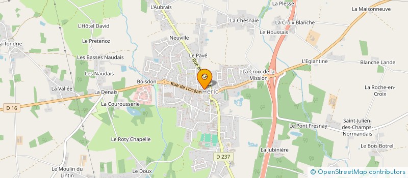 localisation de l'entreprise CANTINE DES PETITS GOURMANDS  LA CHEVALLERAIS