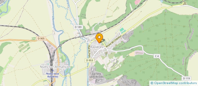 localisation de l'entreprise CANTINE DES TILLEULS à RAVIERES