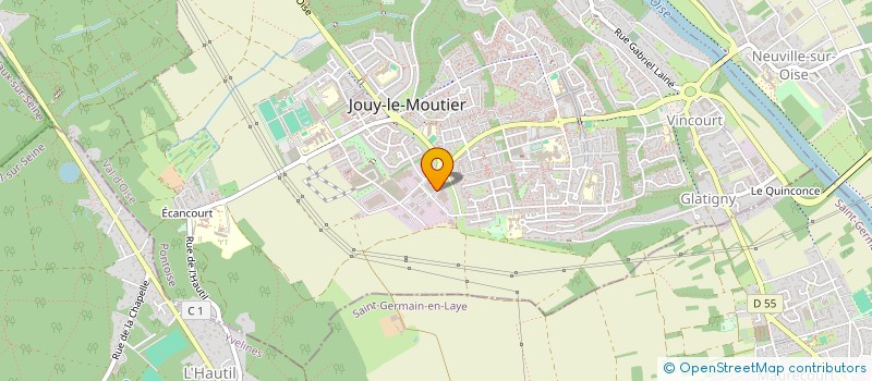 localisation de l'entreprise CANTINE ET DEPENDANCES à JOUY-LE-MOUTIER