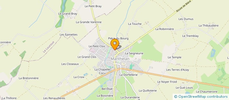 localisation de l'entreprise CANTINE INTERCOMMUNALE ECOLES à LA CHAPELLE-BLANCHE-SAINT-MARTIN