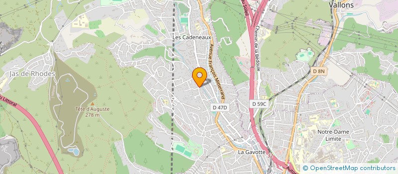 localisation de l'entreprise CANTINE LA DINETTE à LES PENNES-MIRABEAU