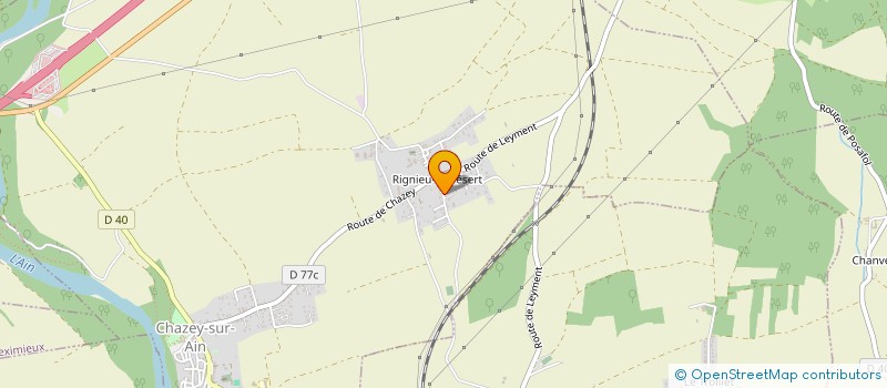 localisation de l'entreprise CANTINE LOISIRS ACCUEIL PERISCOLAIRE à CHAZEY-SUR-AIN