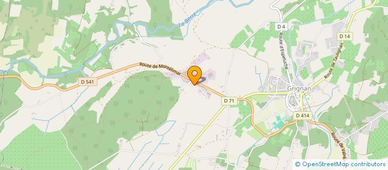 localisation de l'entreprise CANTINE MIMOSA  GRIGNAN