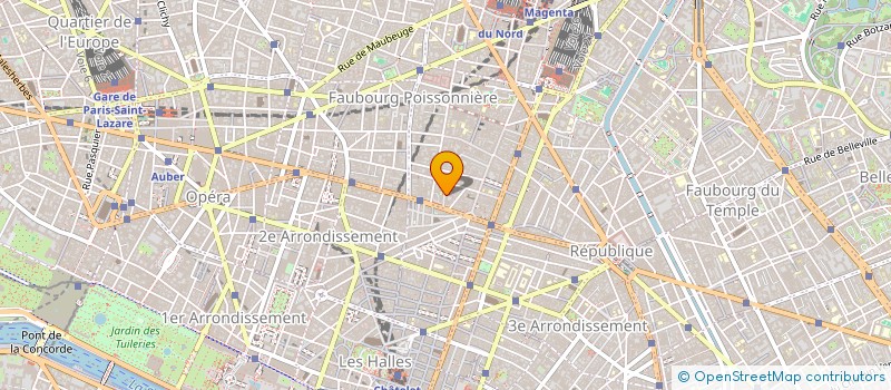 localisation de l'entreprise CANTINE P T T CENTR BON NOUVEL à PARIS