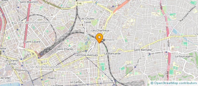 localisation de l'entreprise CANTINE & SAVEURS à GIGNAC-LA-NERTHE