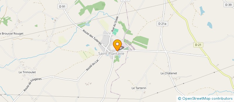 localisation de l'entreprise CANTINE SCOL ORSENNES ET CUZION à SAINT-PLANTAIRE