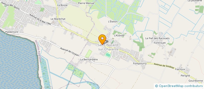 localisation de l'entreprise CANTINE SCOLAIRE à SAINT-NAZAIRE-SUR-CHARENTE