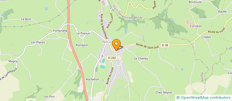 localisation de l'entreprise CANTINE SCOLAIRE à SAINT-JODARD