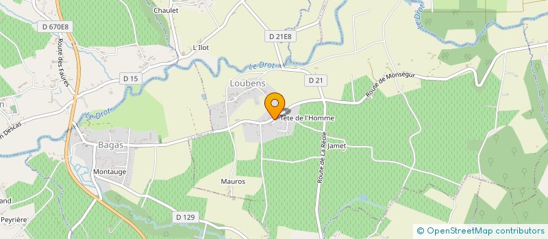 localisation de l'entreprise CANTINE SCOLAIRE à LOUBENS