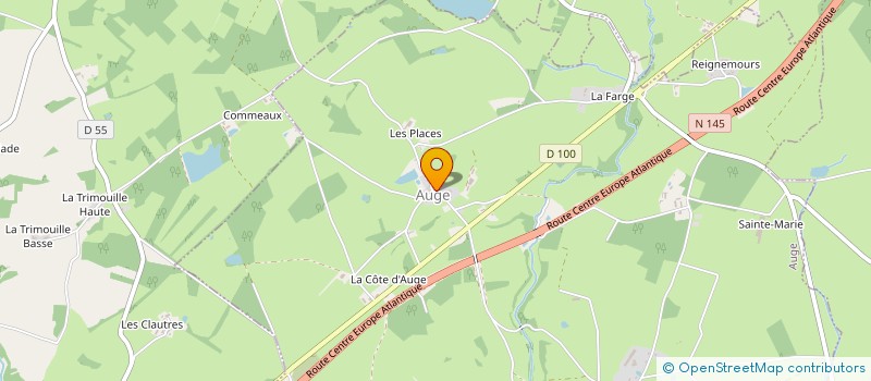 localisation de l'entreprise CANTINE SCOLAIRE à BUDELIERE