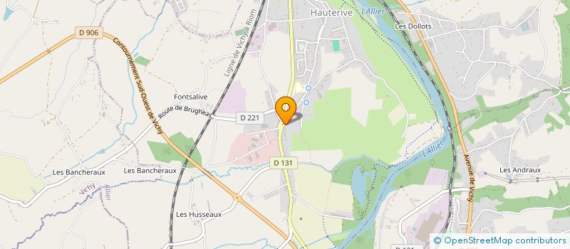 localisation de l'entreprise CANTINE SCOLAIRE à HAUTERIVE