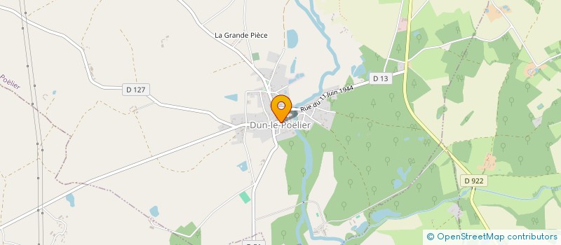 localisation de l'entreprise CANTINE SCOLAIRE à DUN-LE-POELIER