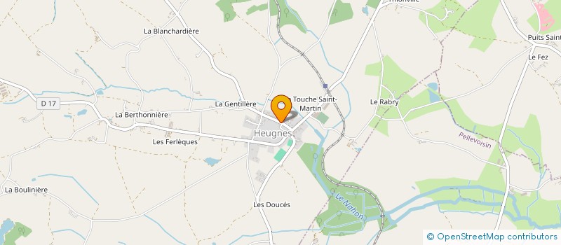 localisation de l'entreprise CANTINE SCOLAIRE à HEUGNES