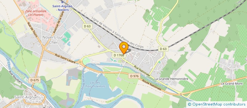 localisation de l'entreprise CANTINE SCOLAIRE à NOYERS-SUR-CHER