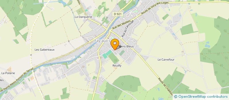 localisation de l'entreprise CANTINE SCOLAIRE à FAY-AUX-LOGES