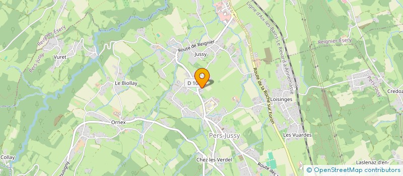localisation de l'entreprise CANTINE SCOLAIRE à PERS-JUSSY