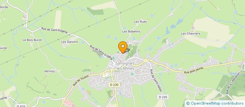 localisation de l'entreprise CANTINE SCOLAIRE  SANVIGNES-LES-MINES