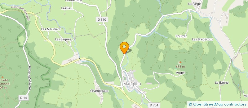 localisation de l'entreprise CANTINE SCOLAIRE à MANGLIEU