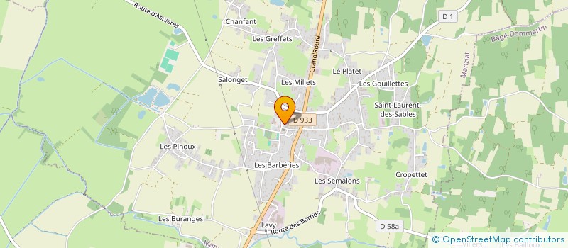 localisation de l'entreprise CANTINE SCOLAIRE à MANZIAT