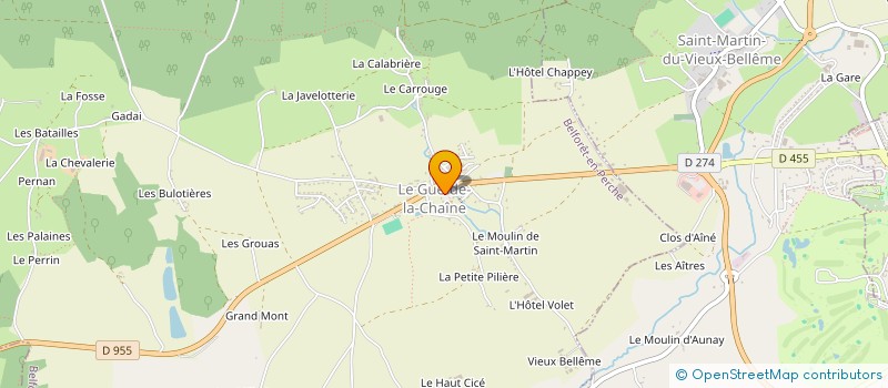 localisation de l'entreprise CANTINE SCOLAIRE à BELFORET-EN-PERCHE