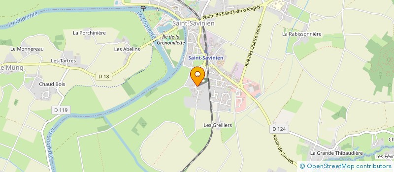 localisation de l'entreprise CANTINE SCOLAIRE à SAINT-SAVINIEN