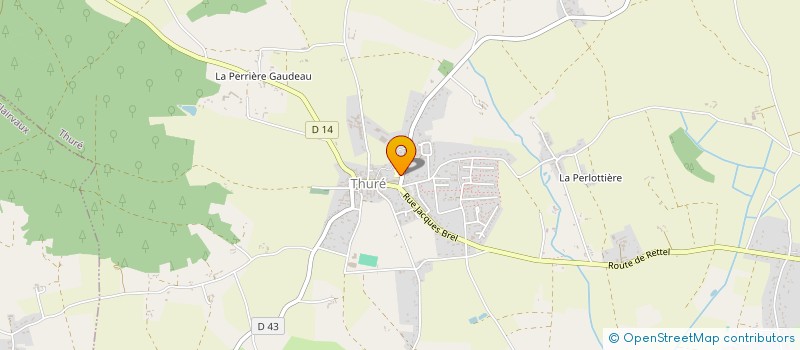 localisation de l'entreprise CANTINE SCOLAIRE  THURE