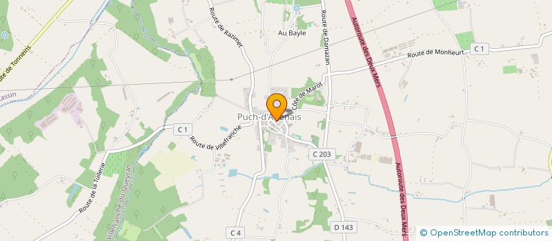 localisation de l'entreprise CANTINE SCOLAIRE  PUCH D'AGENAIS